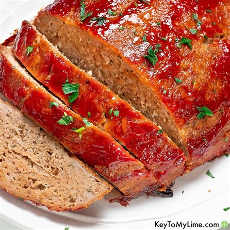 Best Ever Chicken Meatloaf {Ground Chicken Meatloaf VIDEO} - Key To My Lime