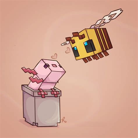 Minecraft Drawings Cute Axolotl