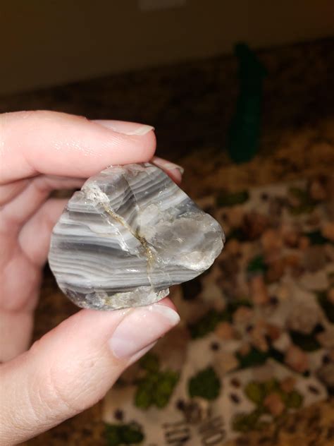 Might this be anything other than striped quartz? found in dry river bed where I find lots of ...