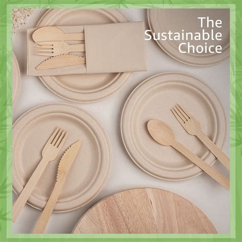 Eco-Friendly Disposable Bamboo Paper Plates | Ibambo