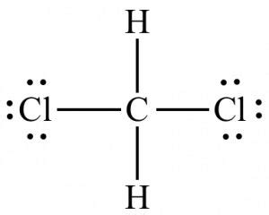 CH2Cl2 lewis structure, molecular geometry, polarity | Dichloromethane ...