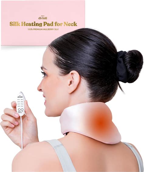 Amazon.com: Silk Heated Neck Wrap - Electric USB Heating Pad for Neck ...