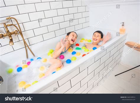 Bath With His Sister