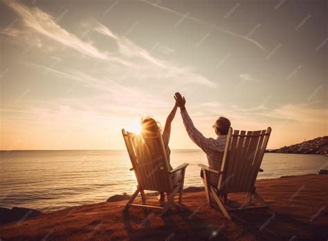 Premium Photo | Retirement vacation concept happy mature retired couple ...