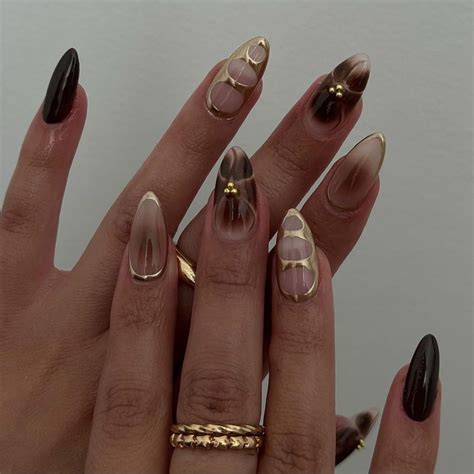 Pin by klo on Nail Designs | Gel nails, Brown nails, Simple nails