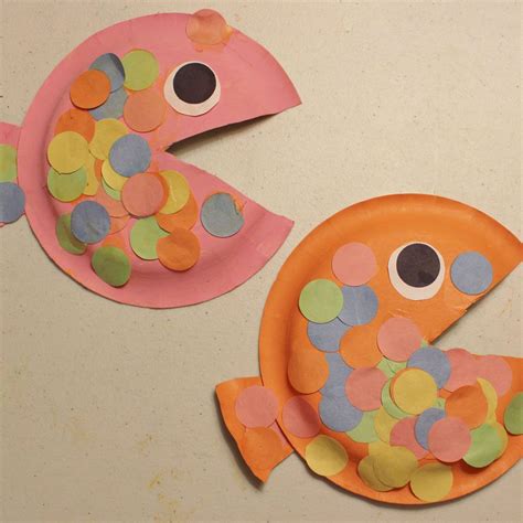 Craft Paper Plate Tropical Fish