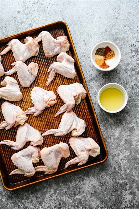 Whole Baked Chicken Wings | One Pot Only