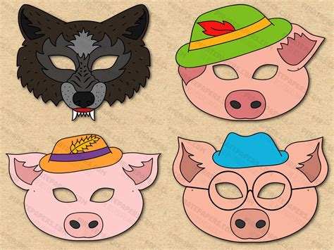 The Three Little Pigs And The Somewhat Bad Wolf Coloring Pages