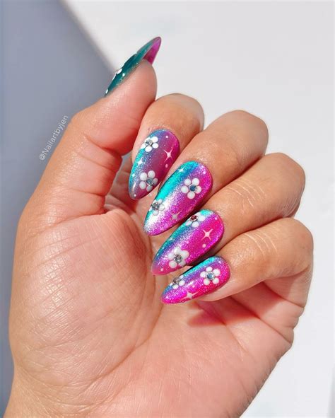 40+ Best Teal And Pink Nail Designs For This Year