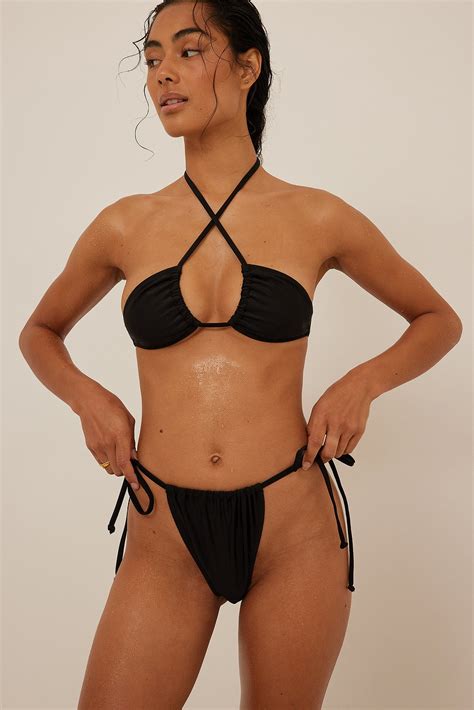High Cut Bikini Panty Black | na-kd.com