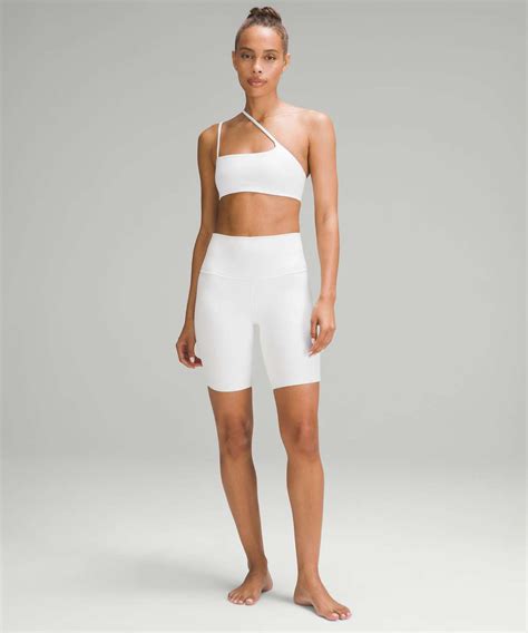 Lululemon Nulu Strappy One-Shoulder Bra *Light Support, A/B Cup - White ...