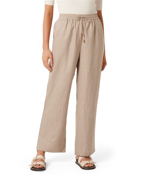 Forever New Lori Tall Linen Pant | David Jones