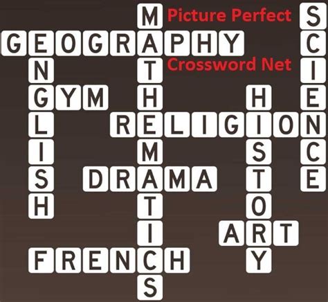 Lessons - Picture Perfect Crossword