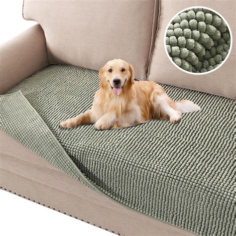 Amazon.com: H.VERSAILTEX Plush Chenille Dog Bed Cover Thick Soft Sofa ...
