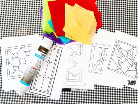 Stained Glass Art Project for Kids - Teach Beside Me