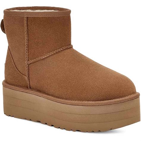 UGG Classic Mini Atherson Stivaletto Pelo Chestnut 1158281-CHE-AI25