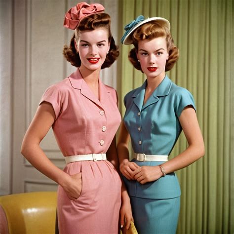 1950s Women's Fashion Photography | Stable Diffusion Online