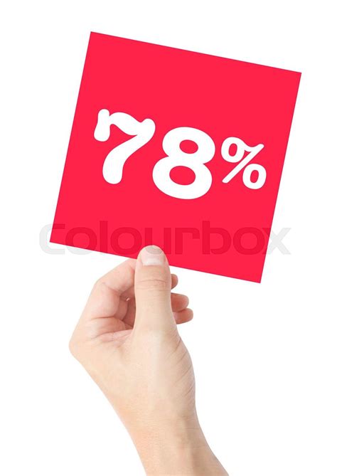 78 percent | Stock image | Colourbox