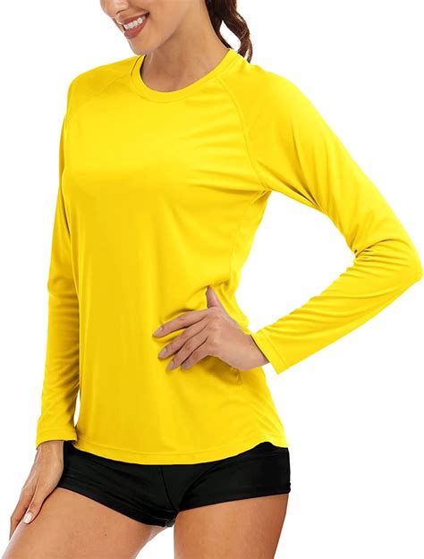 Women's Long Sleeve Shirts UPF 50+ Sun Protection Shirts for Hiking ...
