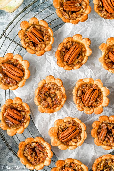 Mini Pecan Pies - Flavor Mosaic