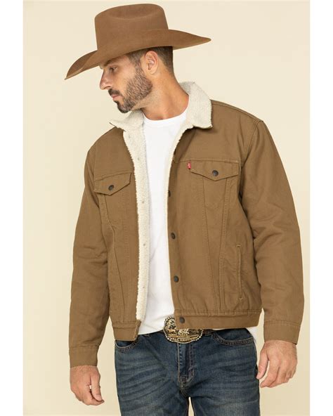 Mens Tan Western Jackets