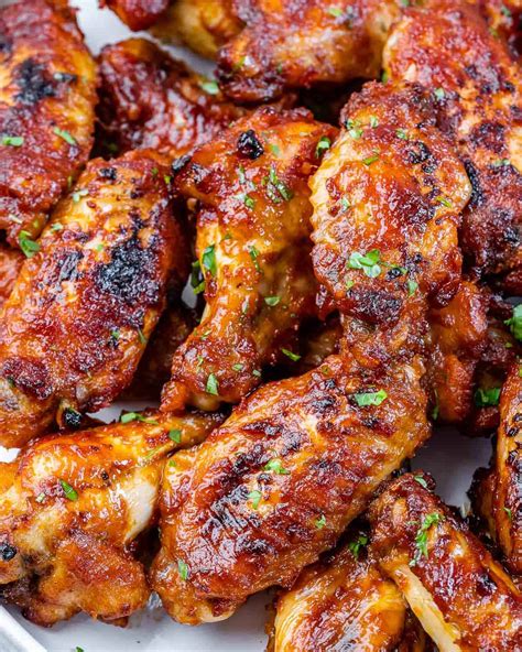 Crispy Oven-Baked Honey Garlic Chicken Wings - Healthy Fitness Meals