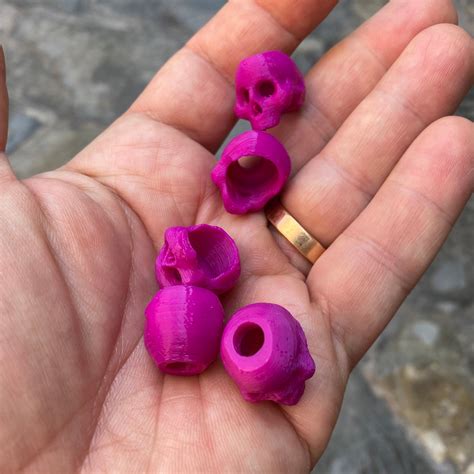 3d printed skulls for lanyards and zipper pulls – Kruger EDC