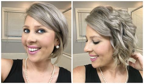 How to Curl Short Hair with Straightener | How to curl short hair ...