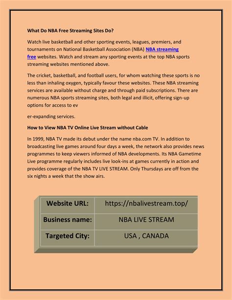 PPT - NBA Streams The Official NBA Streams Reddit (1) PowerPoint ...