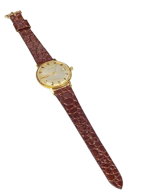Longines Gold Admiral Wrist Watch with Military and Movie Historic ...