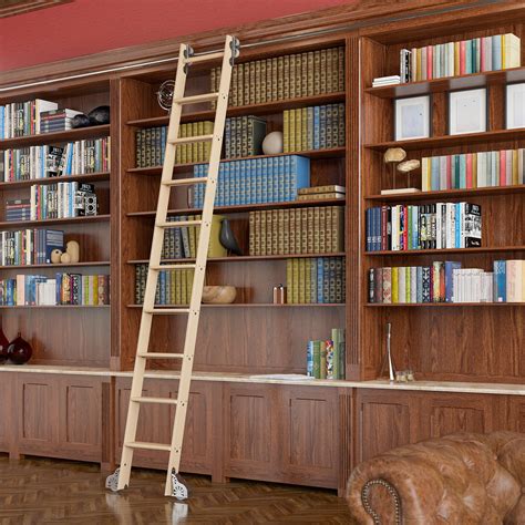 Bookshelves Ladder Rail at Margie Barker blog