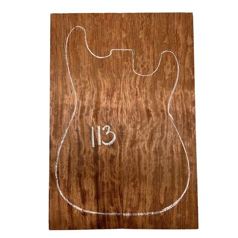 Bubinga Bookmatched Guitar Drop Tops 21" x 7-3/4" x 5/8" #10 | Exotic ...