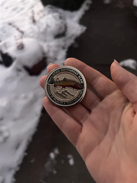 Got my token for completing the Utah cutthroat slam. Caught all 4 subspecies that are native to ...