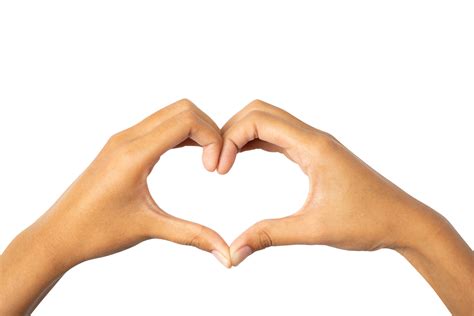 heart shape made of hands 18921418 PNG