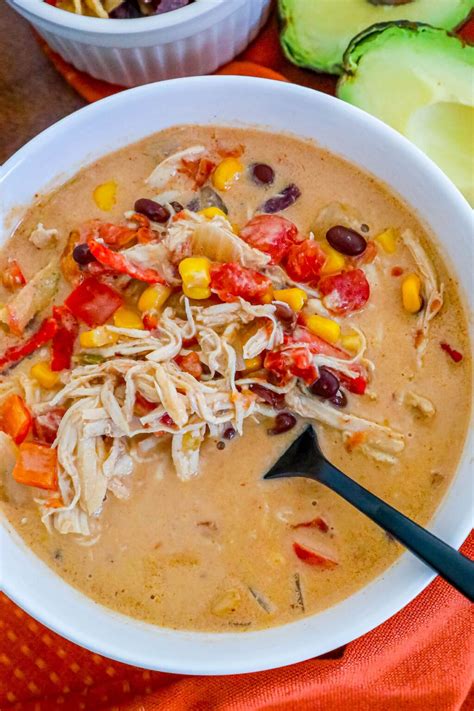 Creamy Chicken Taco Soup - Sweet Cs Designs
