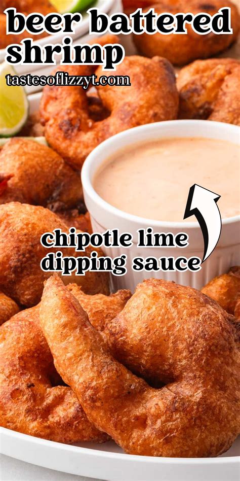 Beer Battered Shrimp with Chipotle Lime Dip