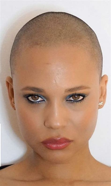 Pin by Paul on Beautiful Bald Ladies | Short shaved hairstyles, Shaved ...