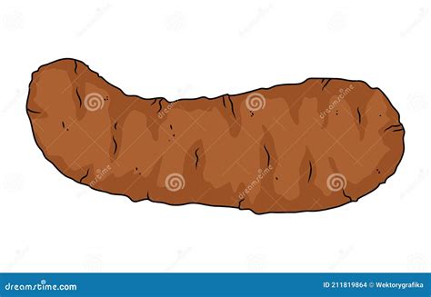 Poo Feces Clip-art. Human or Dog Stool Icon Isolated on White Stock ...