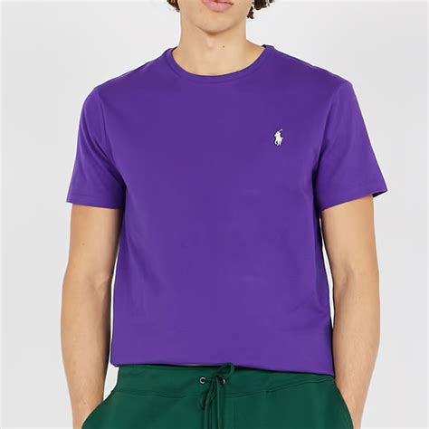 Camiseta Polo Custom Slim Fit Jersey Crewneck T-Shirt – Purple | LUHO