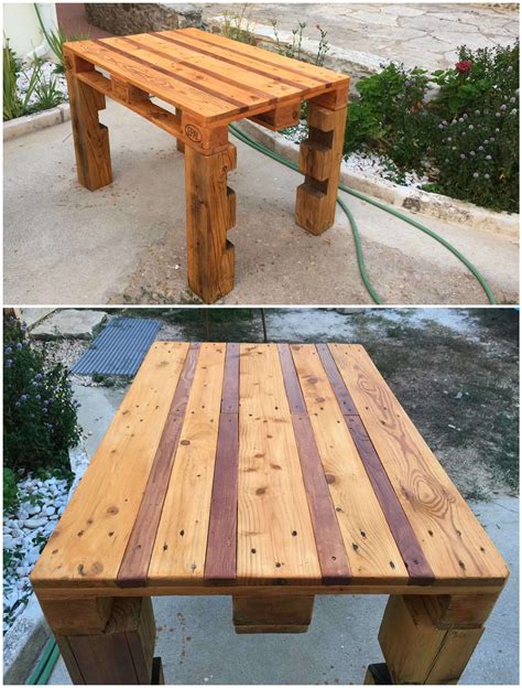 How to make a table out of wooden pallets | Patio Paradise