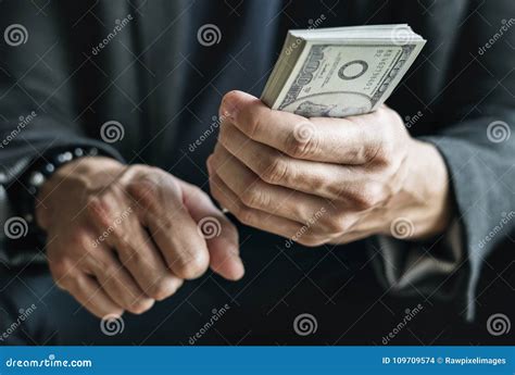 Closeup of Hands Holding Cash Stock Photo - Image of bills, trade ...
