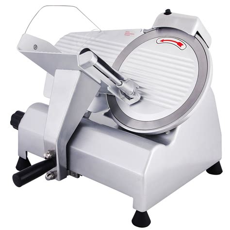 VEVOR Commercial Meat Slicer, 10 inch Electric Food Slicer, 240W Frozen ...