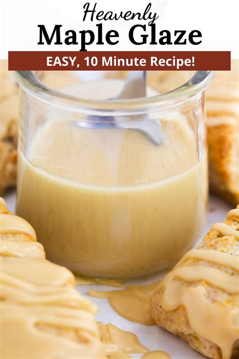 This heavenly Maple Glaze is packed with real maple flavor, and - best ...