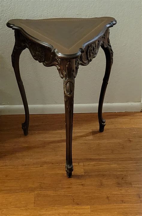 Antique Triangle Side Table For Sale at 1stDibs