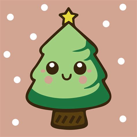 Kawaii Cute Christmas Drawings at Frederick Saechao blog