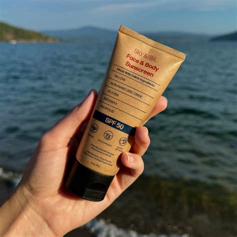 Sky and Sol Sunscreen SPF 50 | All-Natural, Edible-Grade Skincare