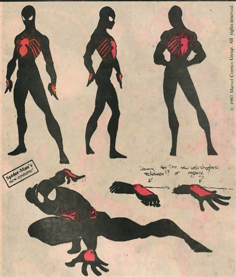 The Original Black Suit Spidey Design : r/Spiderman