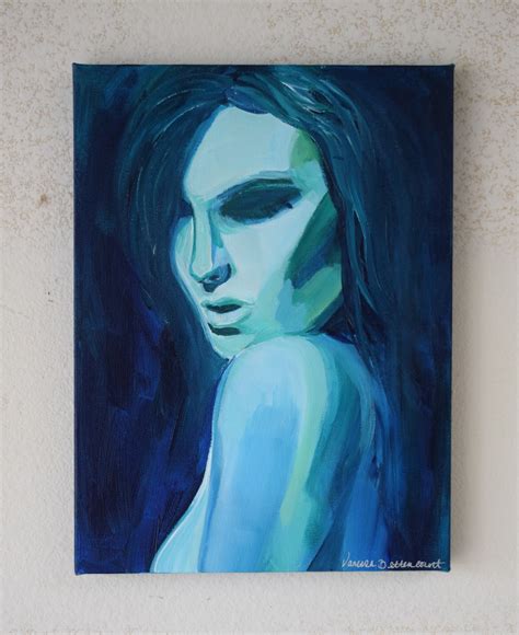 Woman Painting, Nude Art, Wall Painting, Woman Painting Abstract, Nude ...