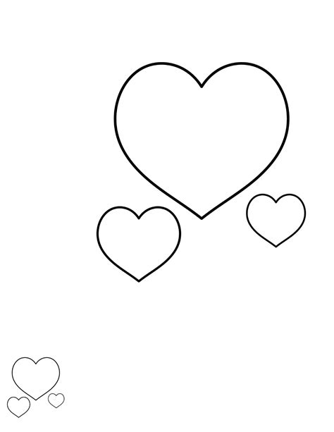 Heart Shape Coloring Pages [2025]