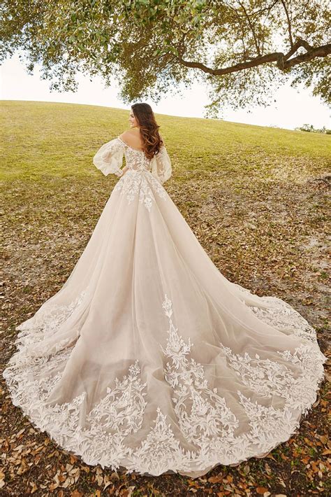 Martin Thornburg MTL9102 Coco Ruffle Skirt Scoop Back Wedding Gown